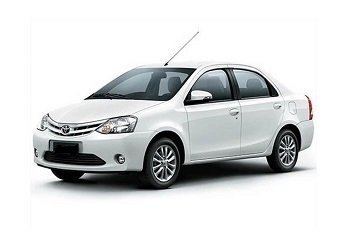 Toyota Etios car hire - No. 1 Corporate Cab Service in Bengaluru India - ProRido Airport Transfer
